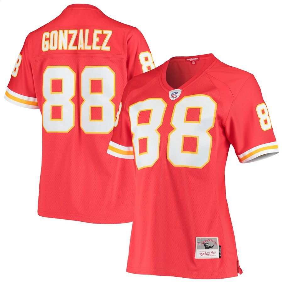 Tony Gonzalez Kansas City Chiefs Mitchell & Ness Legacy Replica Team Red Football Jersey 4 Tony Gonzalez Kansas City Chiefs Mitchell & Ness Legacy Replica Team Red Football Jersey word1