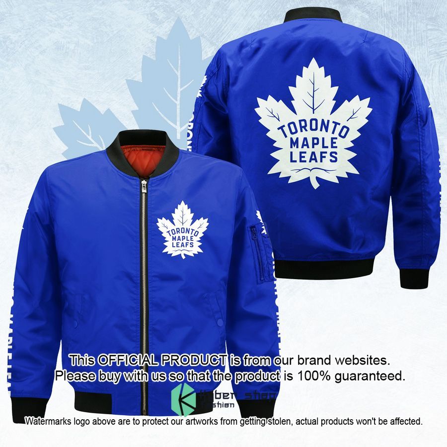 Toronto Maple Leafs Bomber Jacket word1
