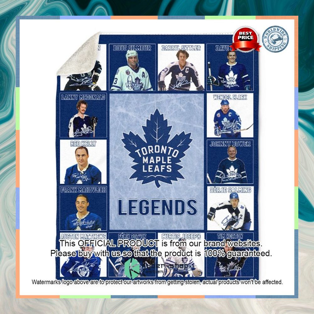 Toronto Maple Leafs Legends Players NHL Blanket 4 Toronto Maple Leafs Legends Players NHL Blanket word3