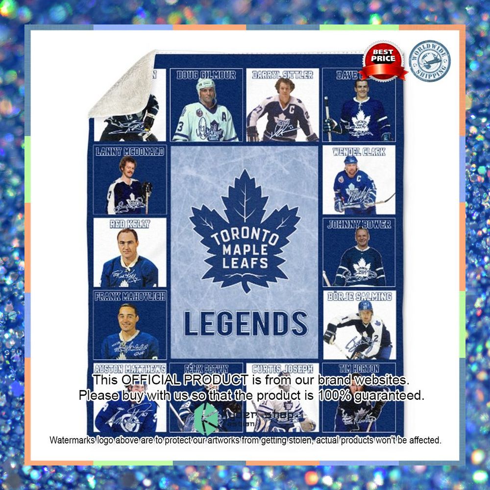 Toronto Maple Leafs Legends Players NHL Blanket 6 Toronto Maple Leafs Legends Players NHL Blanket word3