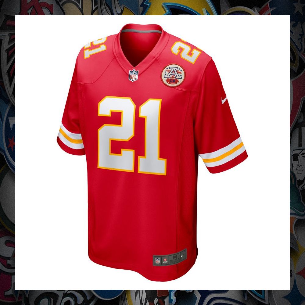 Trent McDuffie Kansas City Chiefs 2022 NFL Draft First Round Pick Red Football Jersey 6 Trent McDuffie Kansas City Chiefs 2022 NFL Draft First Round Pick Red Football Jersey word2