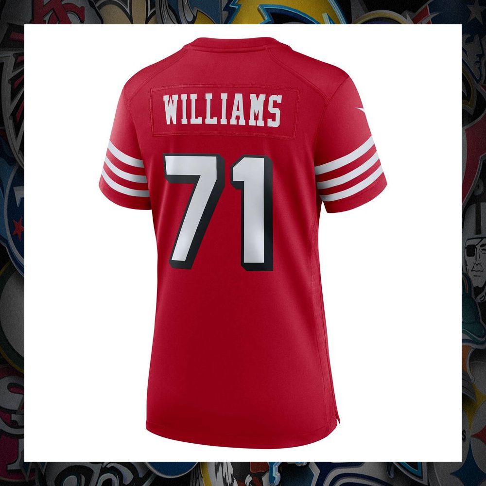 Trent Williams San Francisco 49ers Alternate Scarlet Football Jersey 7 Trent Williams San Francisco 49ers Alternate Scarlet Football Jersey word1