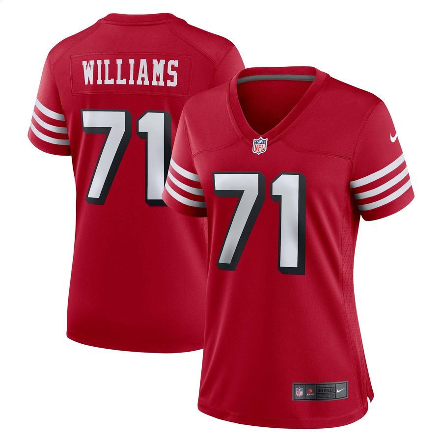 Trent Williams San Francisco 49ers Alternate Scarlet Football Jersey 4 Trent Williams San Francisco 49ers Alternate Scarlet Football Jersey word1