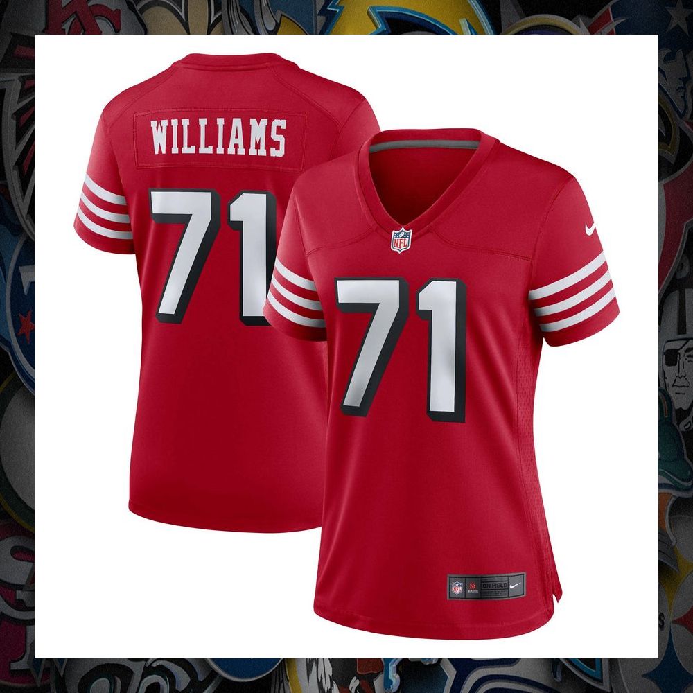 Trent Williams San Francisco 49ers Alternate Scarlet Football Jersey 8 Trent Williams San Francisco 49ers Alternate Scarlet Football Jersey word1