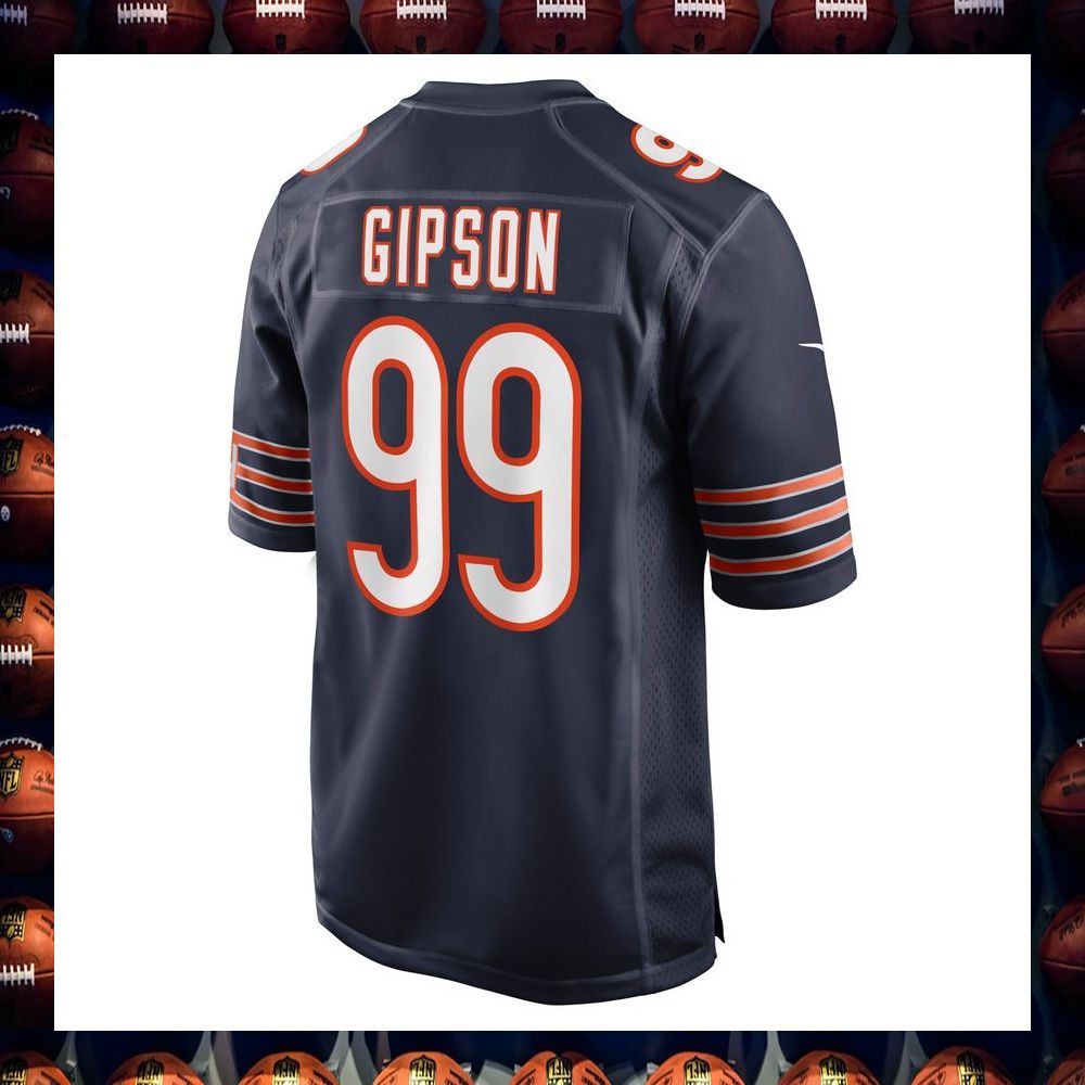 Trevis Gipson Chicago Bears Navy Football Jersey 3 Trevis Gipson Chicago Bears Navy Football Jersey word3
