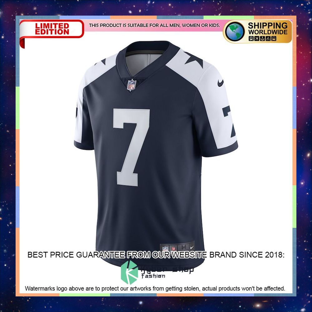 Trevon Diggs Dallas Cowboys Alternate Vapor Navy Football Jersey 5 Trevon Diggs Dallas Cowboys Alternate Vapor Navy Football Jersey word1