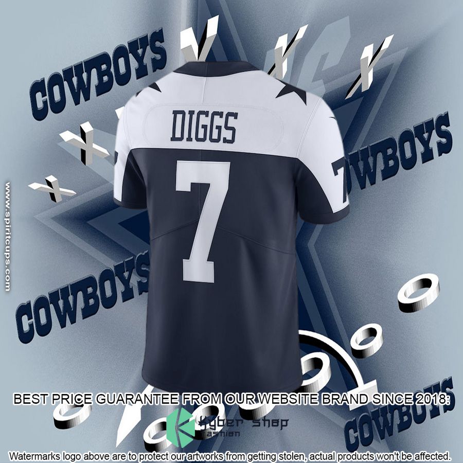 Trevon Diggs Dallas Cowboys Alternate Vapor Navy Football Jersey 3 Trevon Diggs Dallas Cowboys Alternate Vapor Navy Football Jersey word1