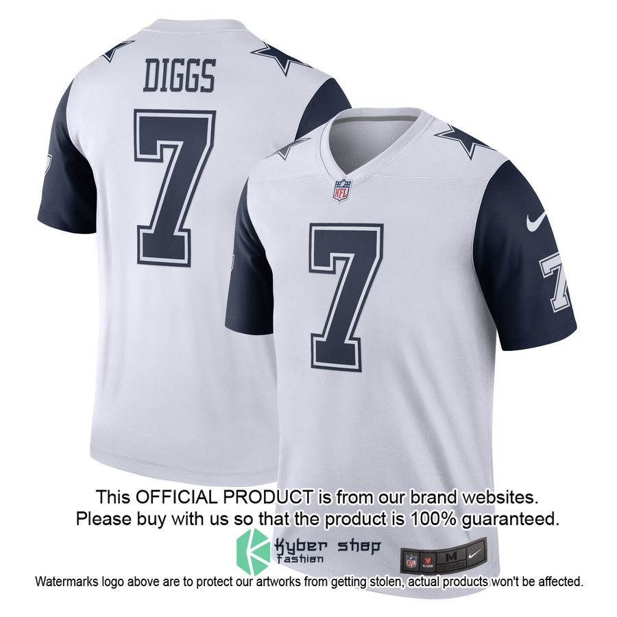 Trevon Diggs Dallas Cowboys Legend White Football Jersey 4 Trevon Diggs Dallas Cowboys Legend White Football Jersey word2