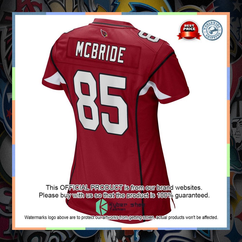 Trey McBride Arizona Cardinals Women's Cardinal Football Jersey 7 Trey McBride Arizona Cardinals Women's Cardinal Football Jersey word2