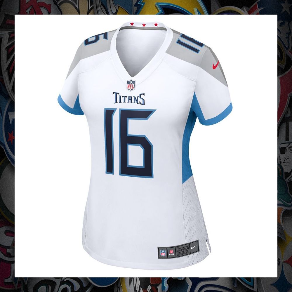 Treylon Burks Tennessee Titans White Football Jersey 6 Treylon Burks Tennessee Titans White Football Jersey word2