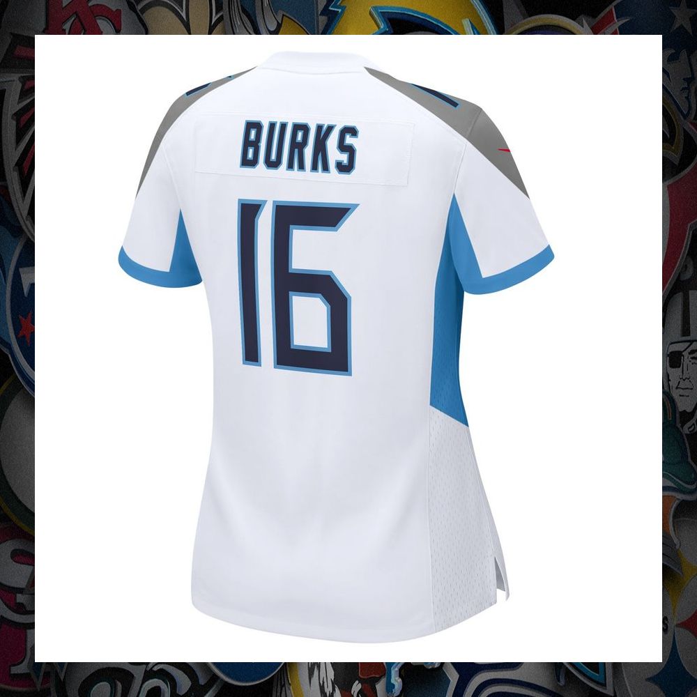 Treylon Burks Tennessee Titans White Football Jersey 7 Treylon Burks Tennessee Titans White Football Jersey word2