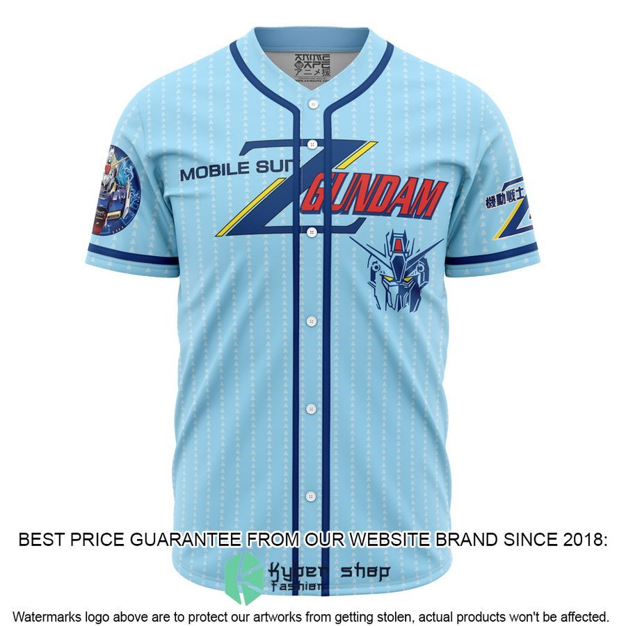 Trippy Abstract Gundam Baseball Jersey