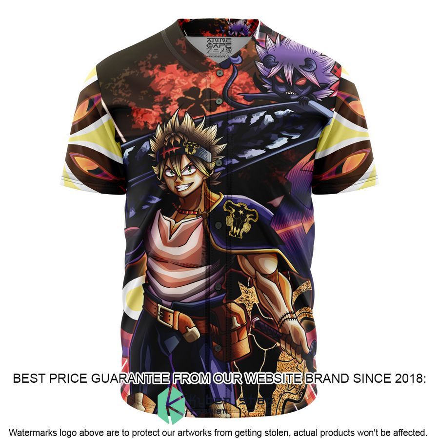 Trippy Asta X Liebe Black Clover Baseball Jersey