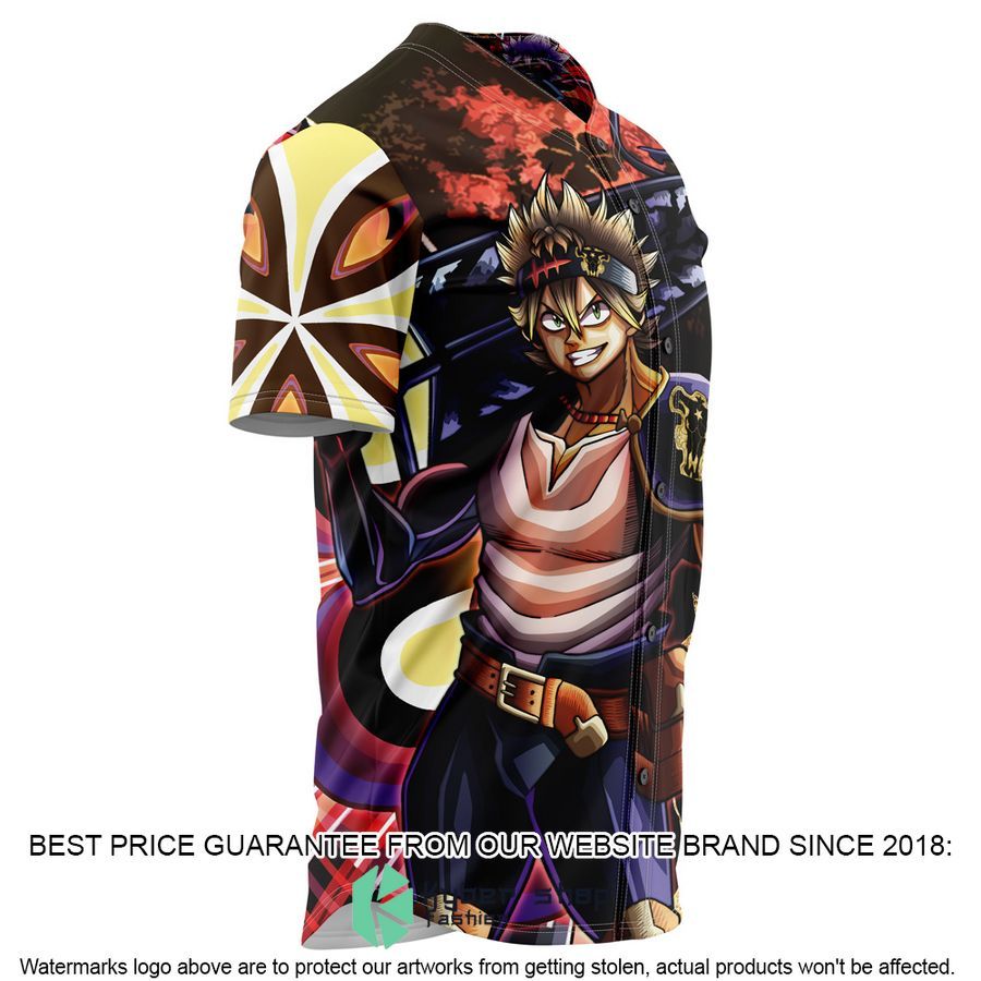 Trippy Asta X Liebe Black Clover Baseball Jersey 3 Trippy Asta X Liebe Black Clover Baseball Jersey word2