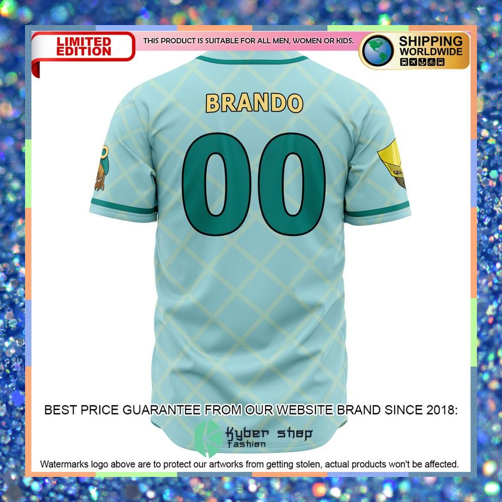 Trippy Auratic Dio Jojos Bizarre Adventure Baseball Jersey 6 Trippy Auratic Dio Jojos Bizarre Adventure Baseball Jersey word1
