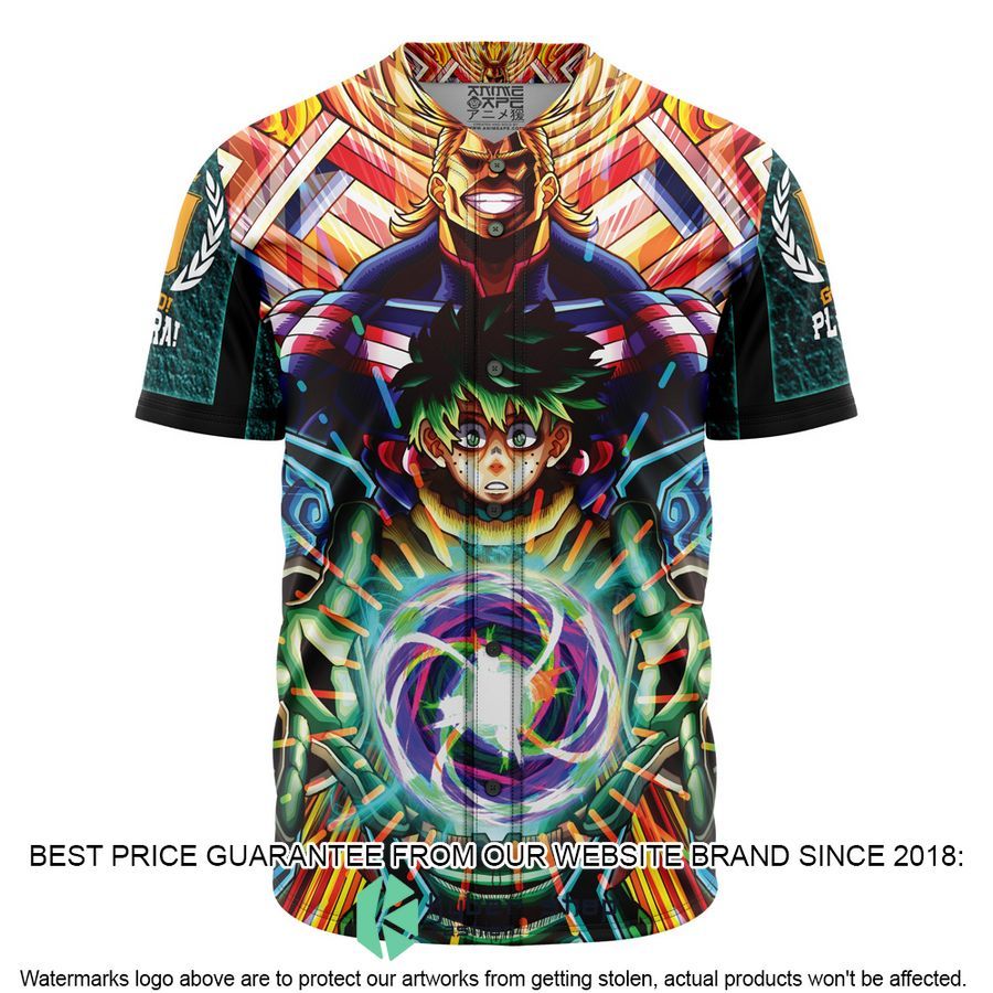 Trippy Deku X All Might My Hero Academia Baseball Jersey