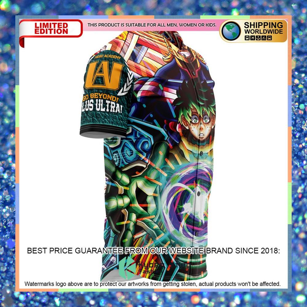 Trippy Deku X All Might My Hero Academia Baseball Jersey 7 Trippy Deku X All Might My Hero Academia Baseball Jersey word2