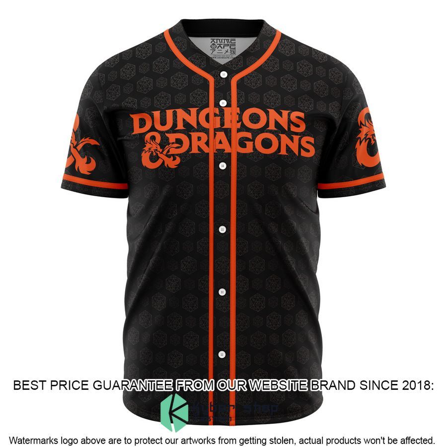 Trippy Dungeons Dragons Baseball Jersey