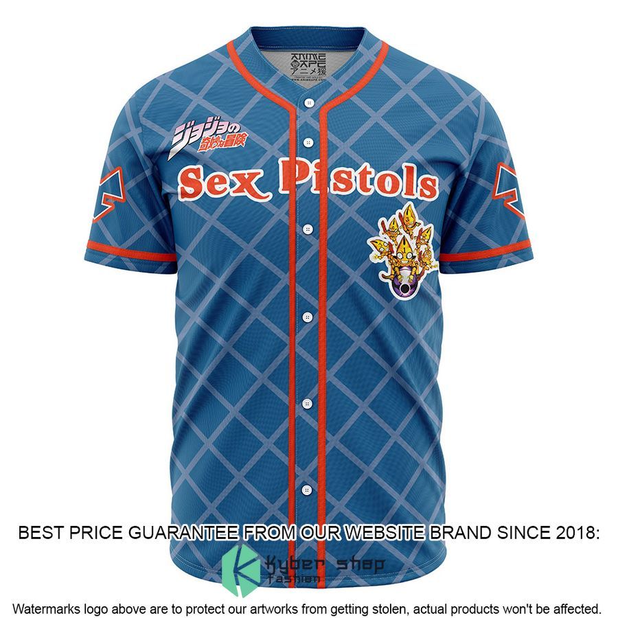 Trippy Guido Mista Six Bullets Jojos Bizarre Adventure Baseball Jersey