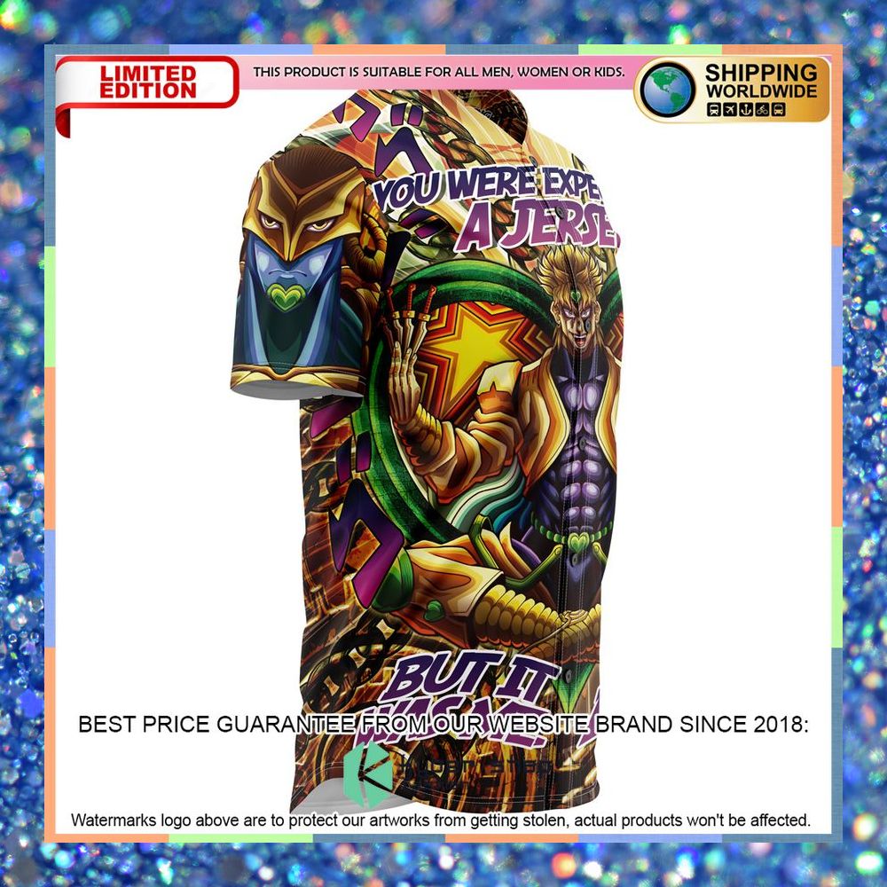 Trippy Medidating Dio Brando Jojos Bizarre Adventure Baseball Jersey 7 Trippy Medidating Dio Brando Jojos Bizarre Adventure Baseball Jersey word1