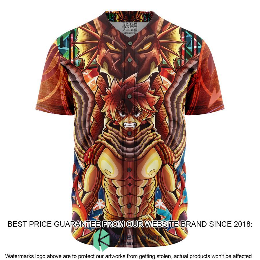 Trippy Natsu Dragneel X Igneel Fairy Tail Baseball Jersey