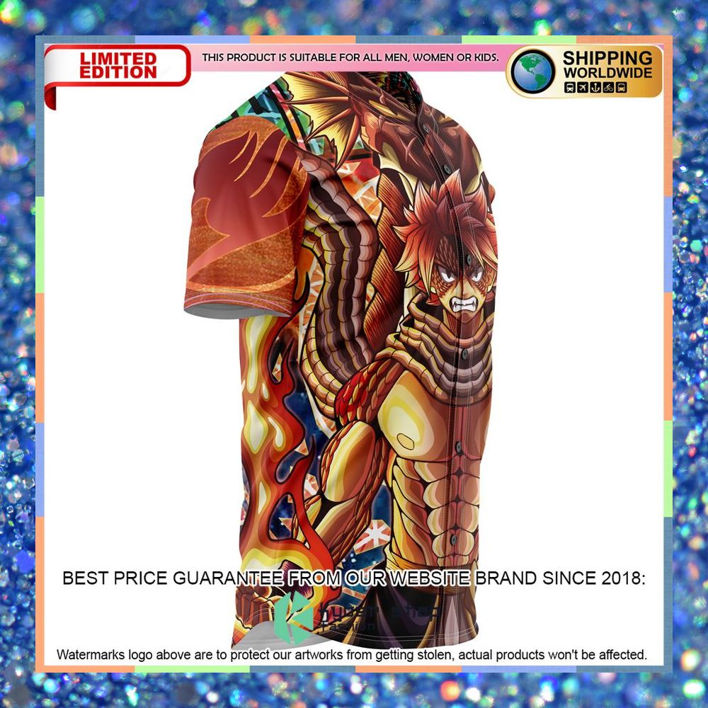 Trippy Natsu Dragneel X Igneel Fairy Tail Baseball Jersey 7 Trippy Natsu Dragneel X Igneel Fairy Tail Baseball Jersey word1