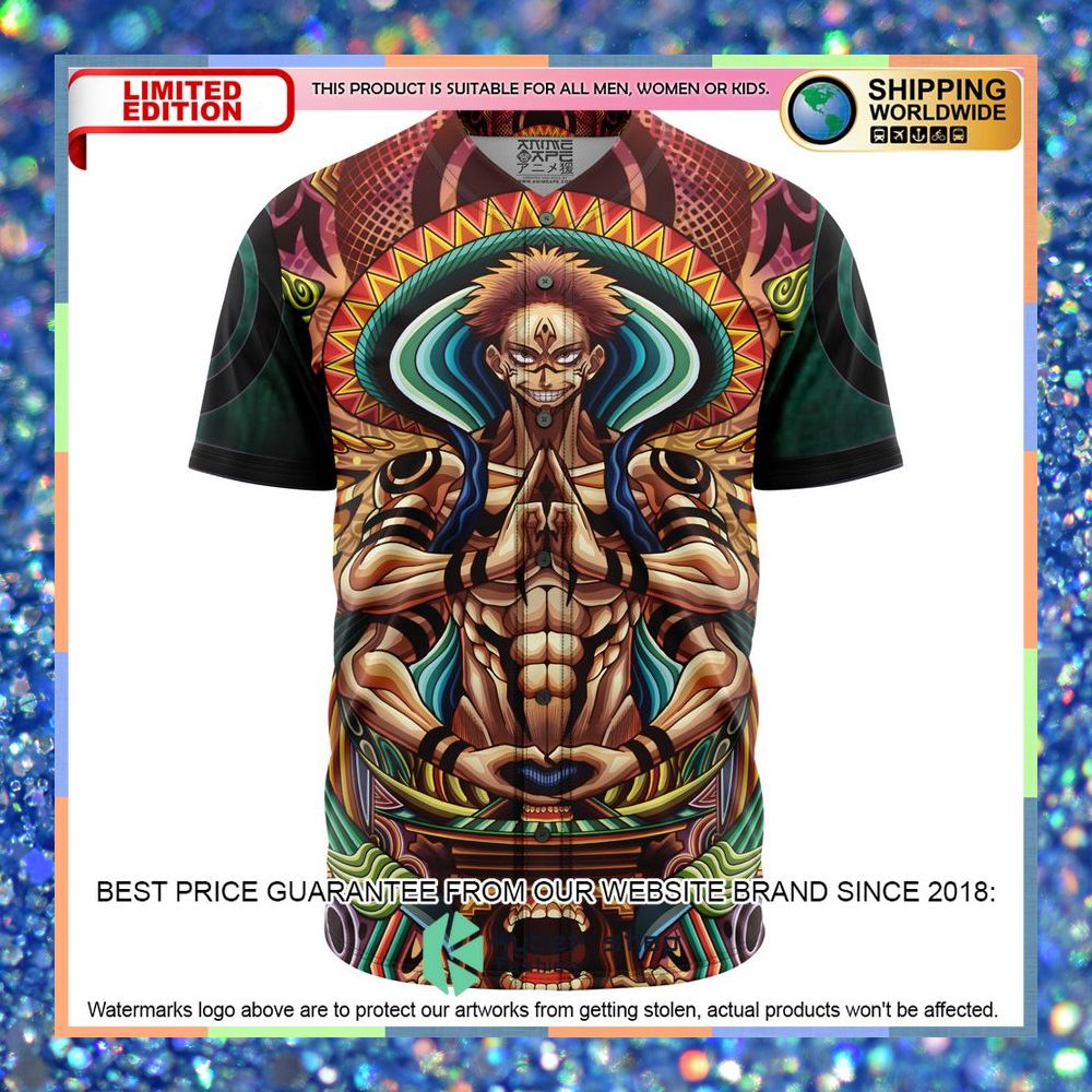 Trippy Ryomen Sukuna Jujutsu Kaisen Baseball Jersey 5 Trippy Ryomen Sukuna Jujutsu Kaisen Baseball Jersey word1