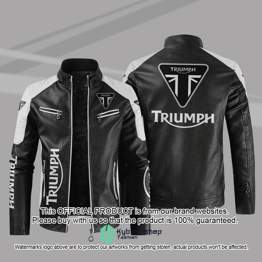 Triumph Motor Block Leather Jacket