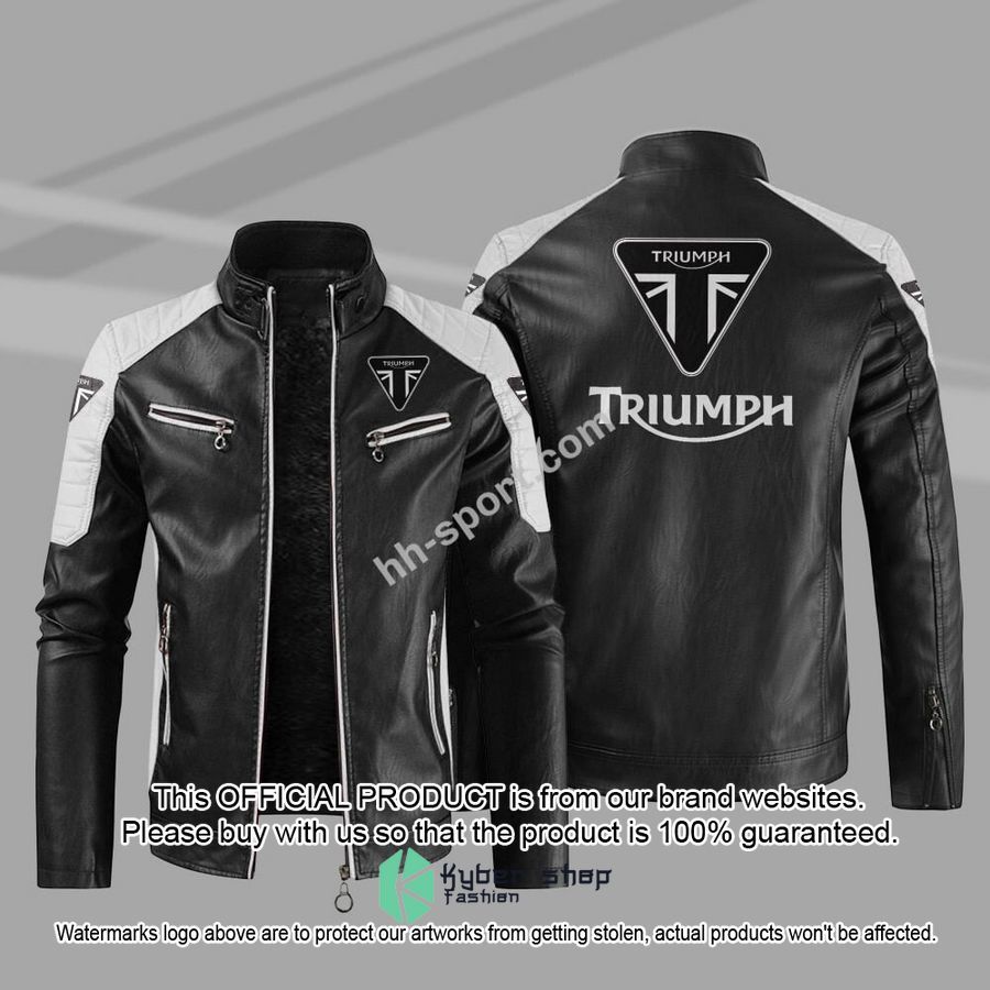 TRIUMPH Motorcycles Motor Leather Jacket word1