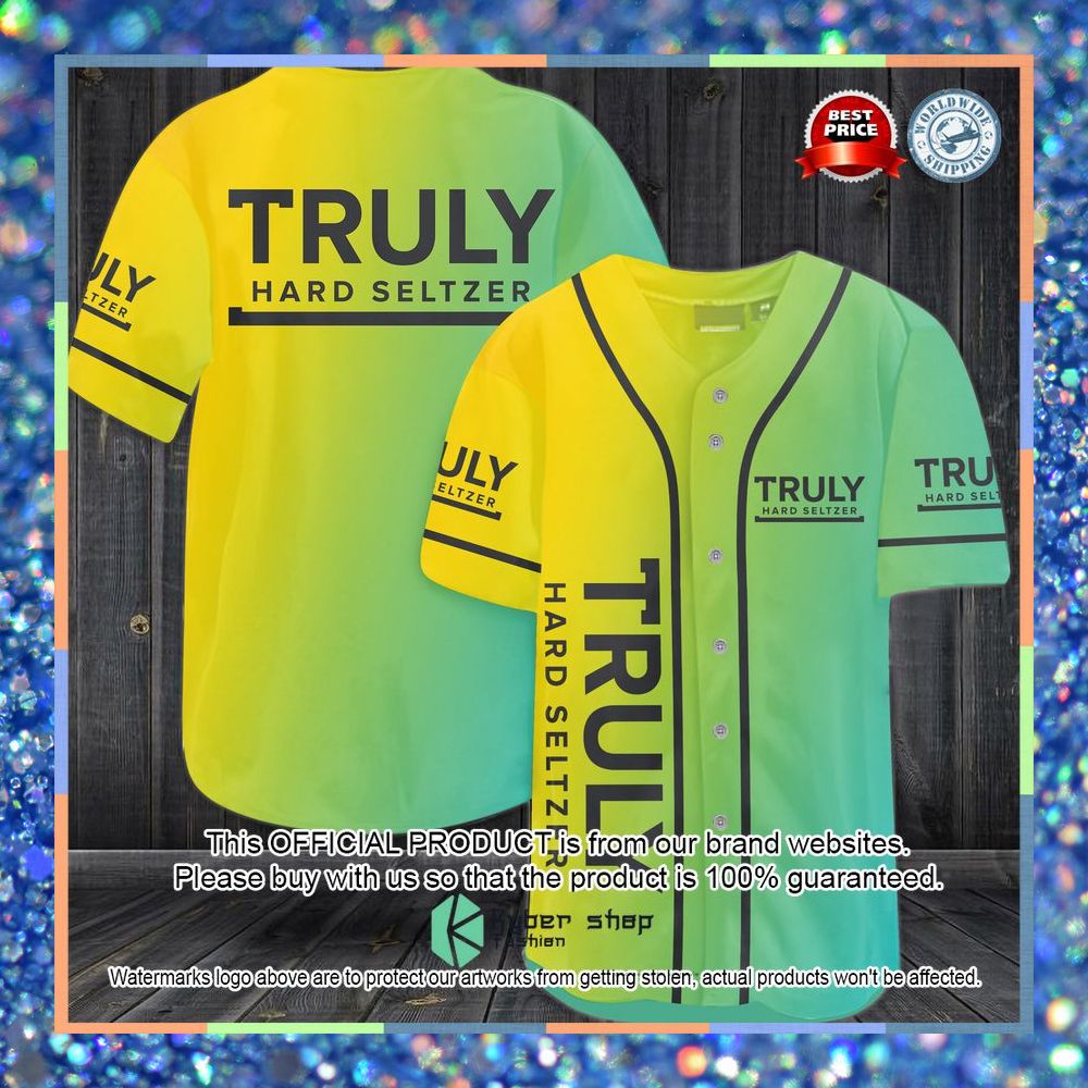 Truly Hard Seltzer Baseball Jersey 6 Truly Hard Seltzer Baseball Jersey word3