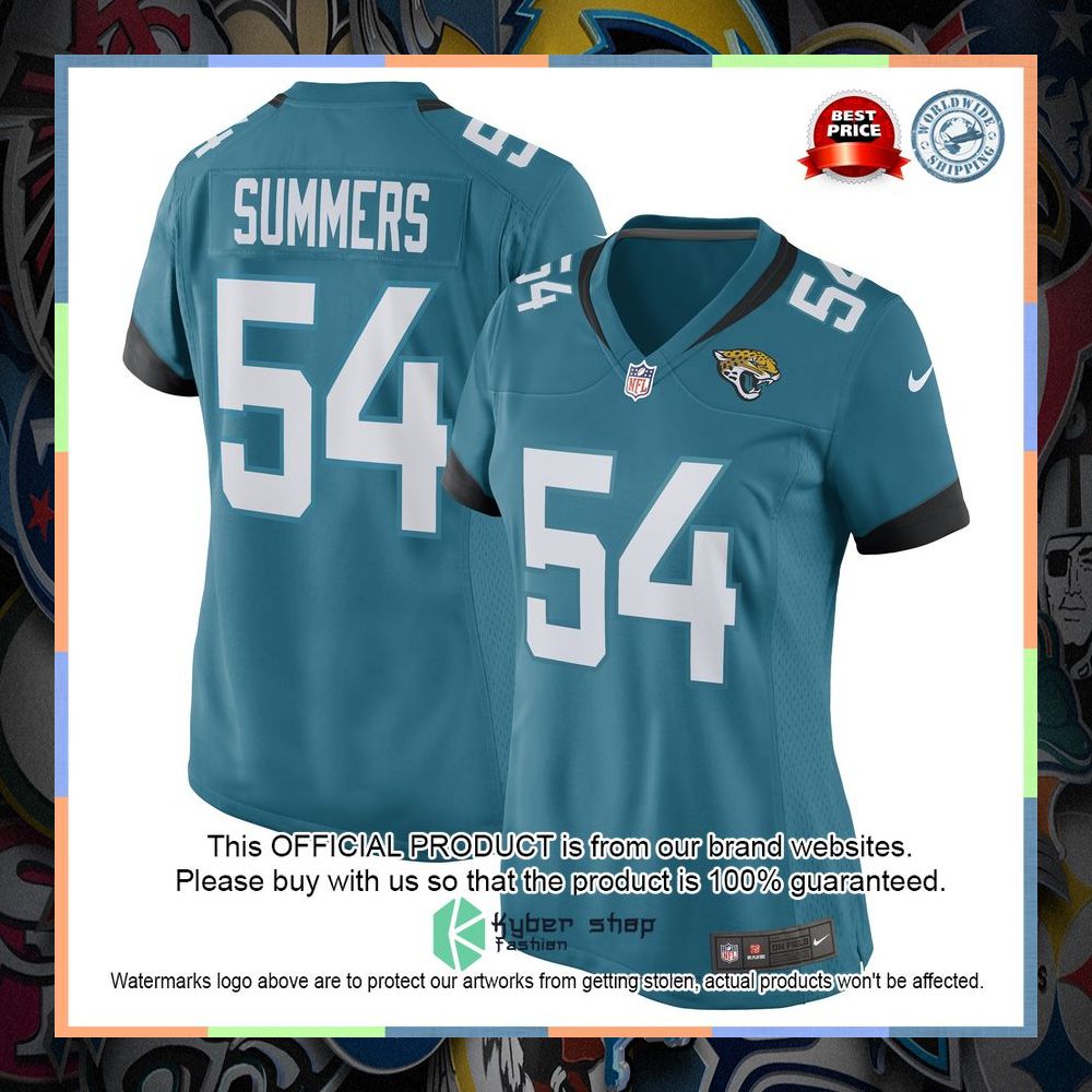 Ty Summers Jacksonville Jaguars Teal Football Jersey 30 Ty Summers Jacksonville Jaguars Teal Football Jersey word1
