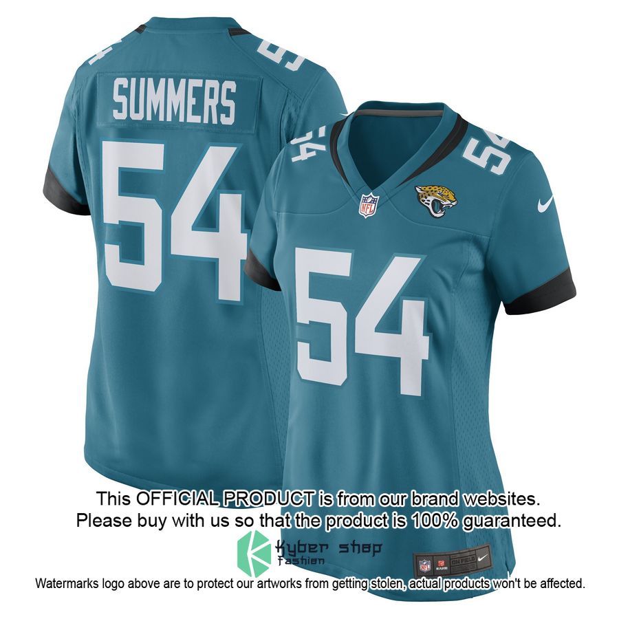 Ty Summers Jacksonville Jaguars Teal Football Jersey 29 Ty Summers Jacksonville Jaguars Teal Football Jersey word1