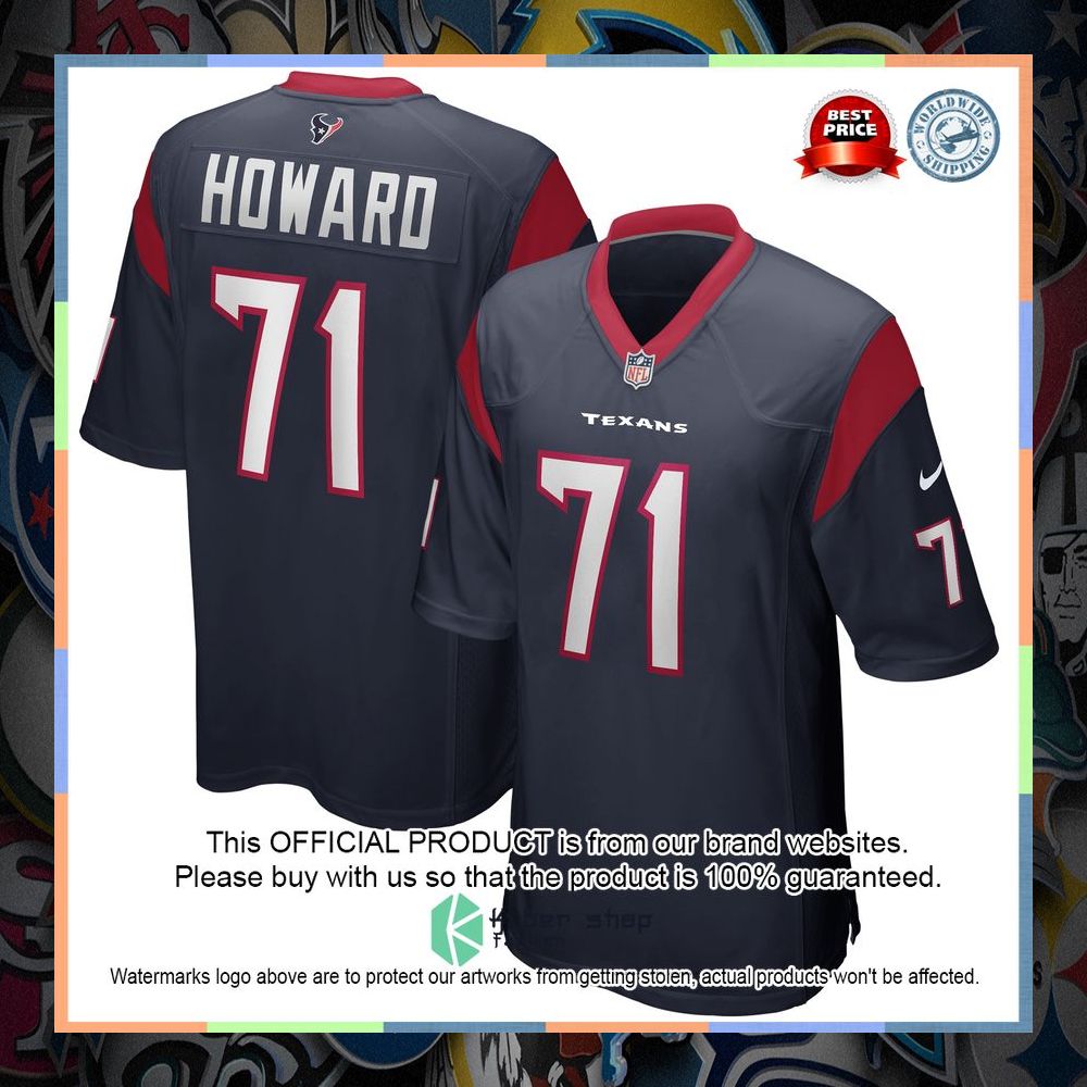 Tytus Howard Houston Texans Navy Football Jersey 5 Tytus Howard Houston Texans Navy Football Jersey word3