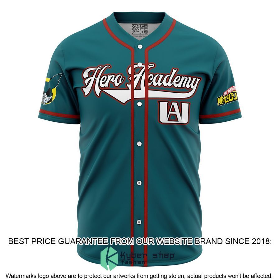 U A High School Deku My Hero Academia Baseball Jersey