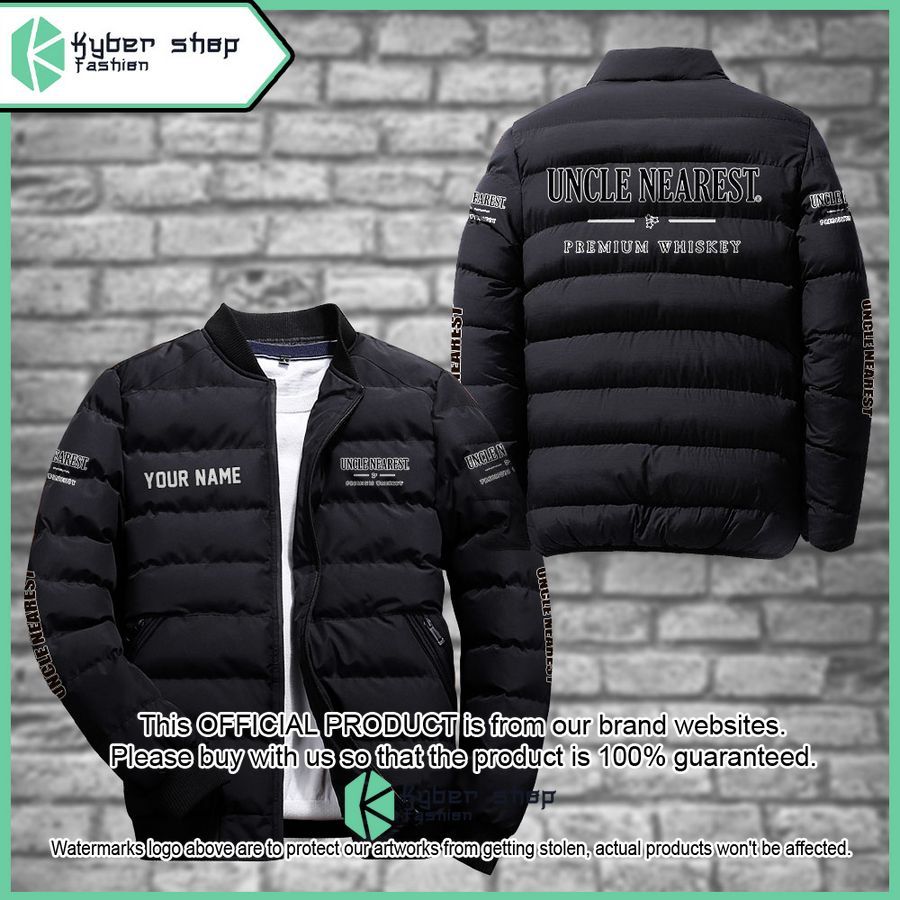 Uncle Nearest Custom Puffer Down Jacket word1