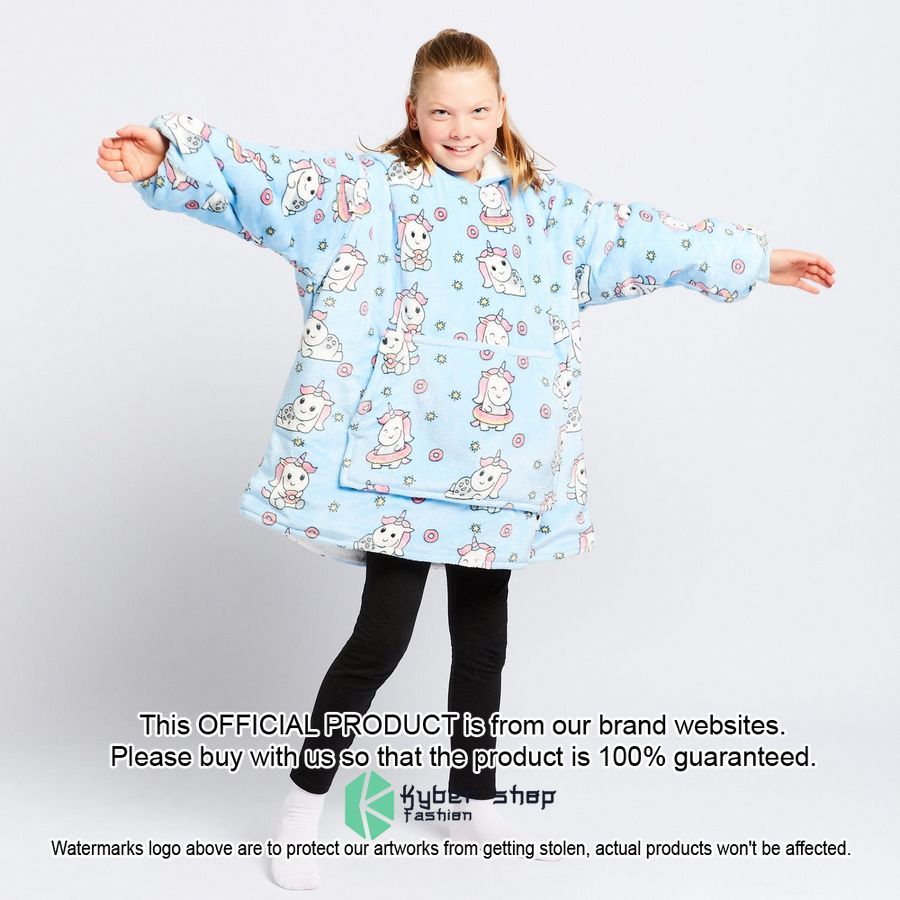 Unicorn Kids Oodie Blanket Hoodie