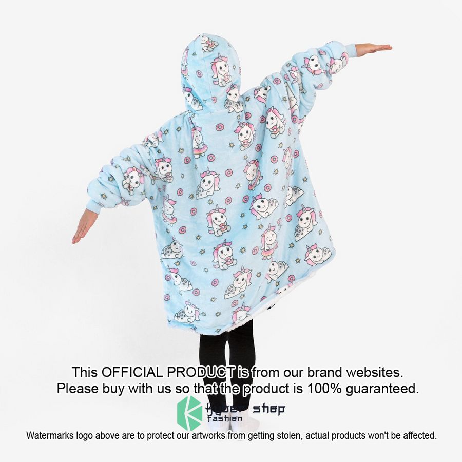 Unicorn Kids Oodie Blanket Hoodie 3 Unicorn Kids Oodie Blanket Hoodie word2