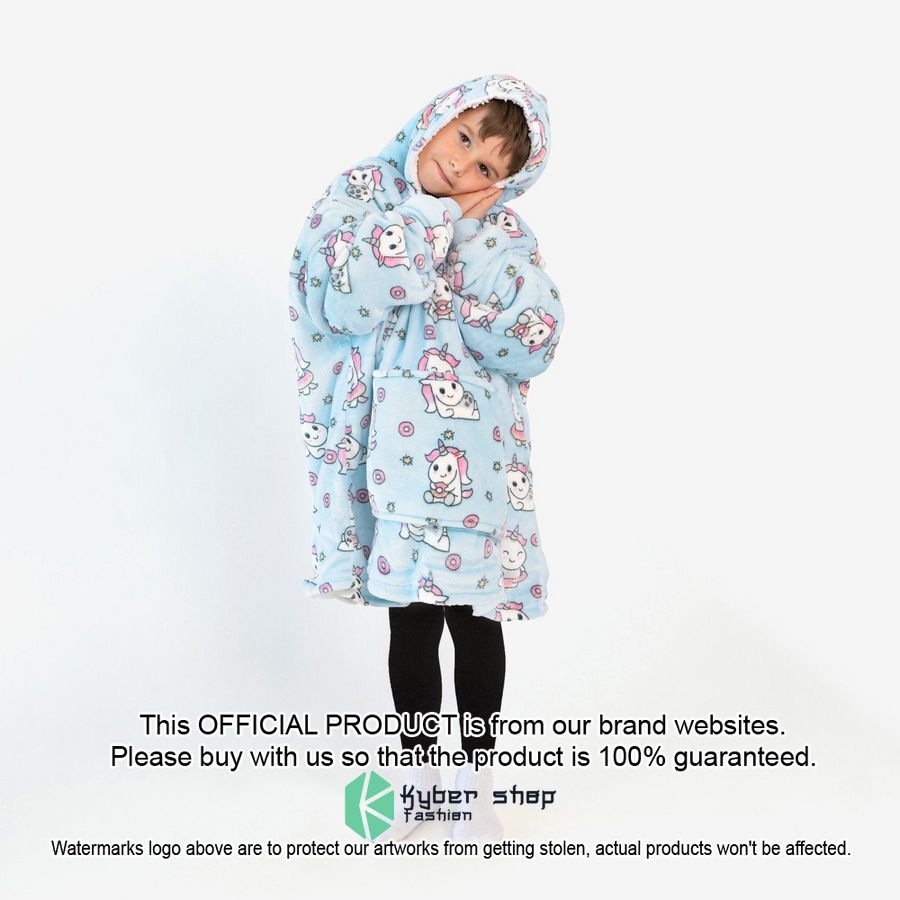 Unicorn Kids Oodie Blanket Hoodie 4 Unicorn Kids Oodie Blanket Hoodie word2