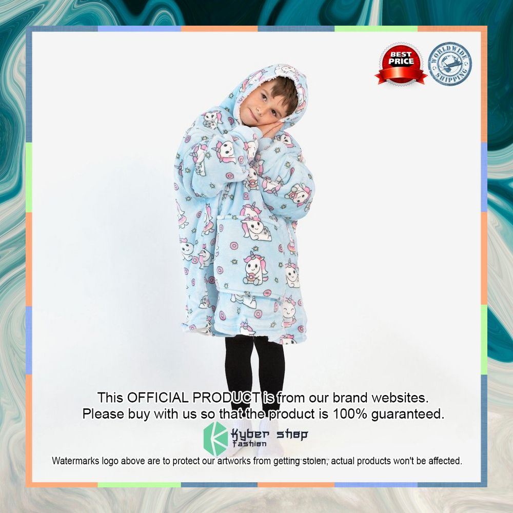 Unicorn Kids Oodie Blanket Hoodie 11 Unicorn Kids Oodie Blanket Hoodie word2