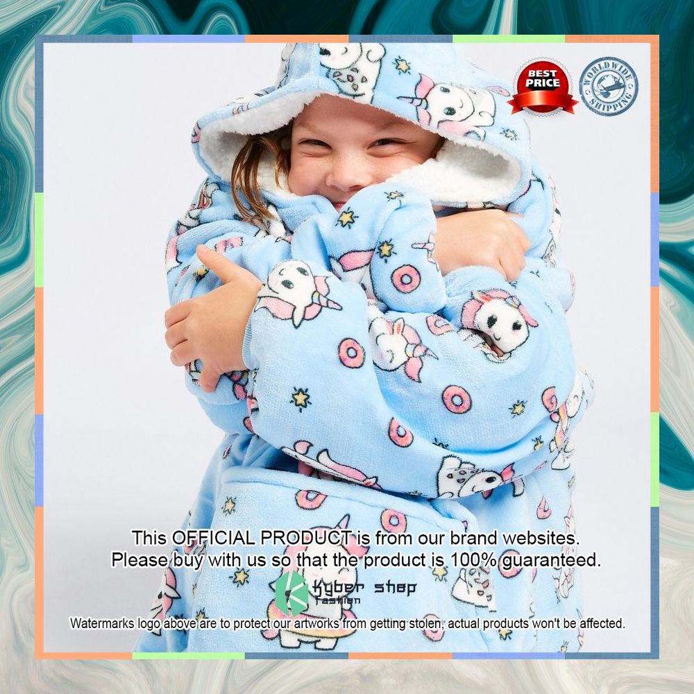 Unicorn Kids Oodie Blanket Hoodie 12 Unicorn Kids Oodie Blanket Hoodie word2