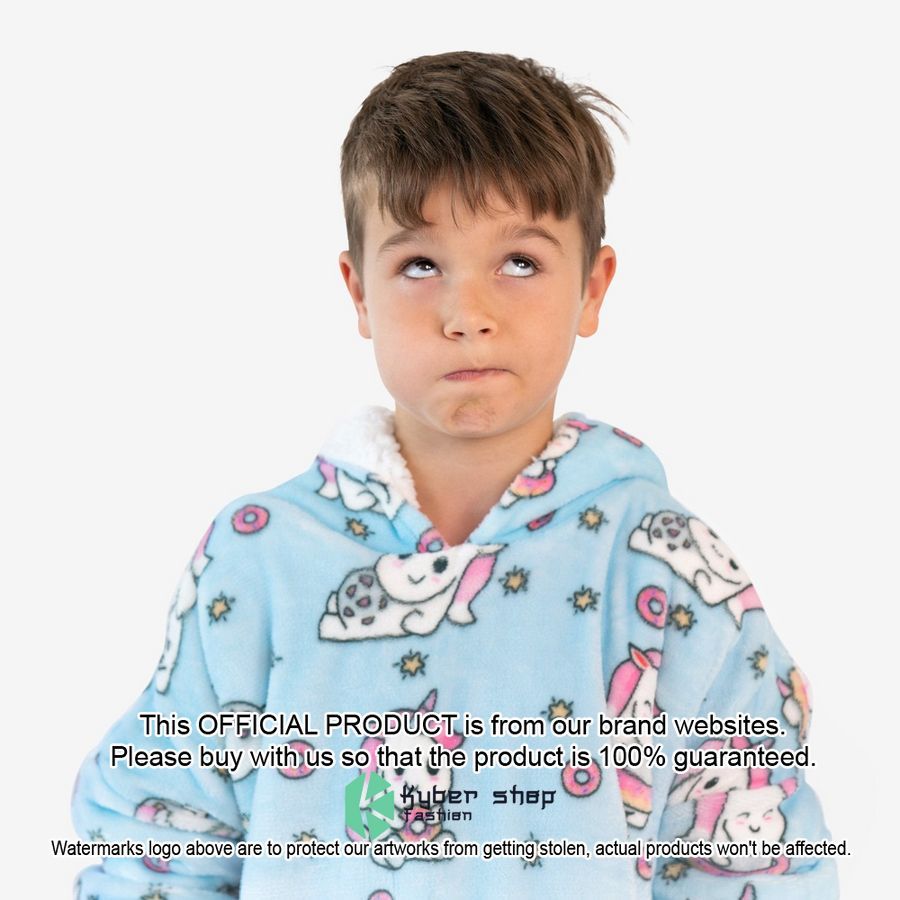 Unicorn Kids Oodie Blanket Hoodie 6 Unicorn Kids Oodie Blanket Hoodie word2
