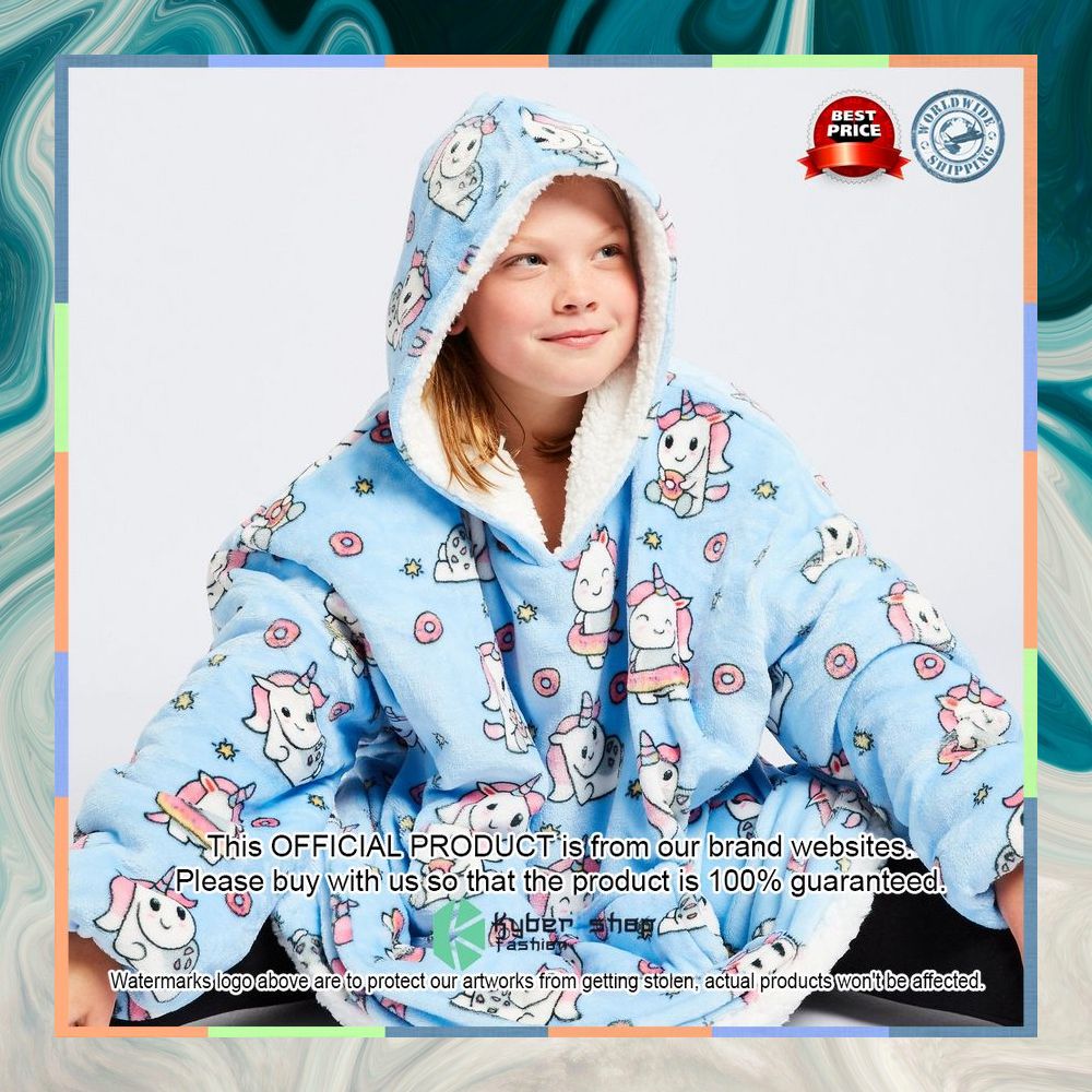 Unicorn Kids Oodie Blanket Hoodie 14 Unicorn Kids Oodie Blanket Hoodie word2