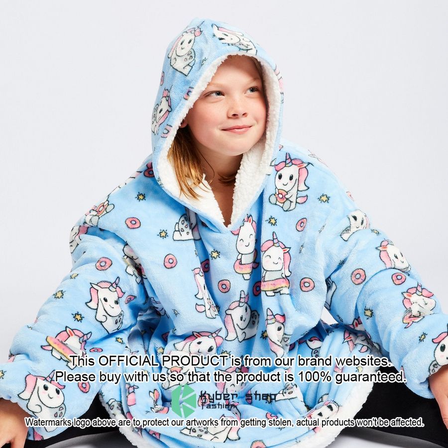Unicorn Kids Oodie Blanket Hoodie 7 Unicorn Kids Oodie Blanket Hoodie word2