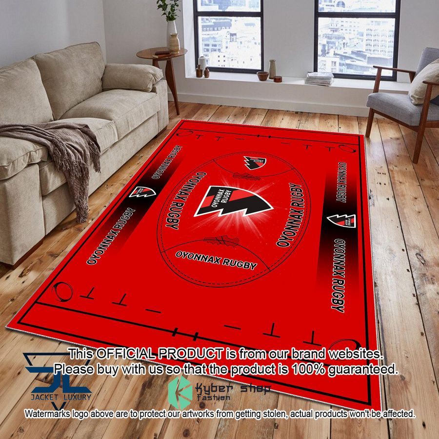 Us Oyonnax Rugby Carpet Rug word3
