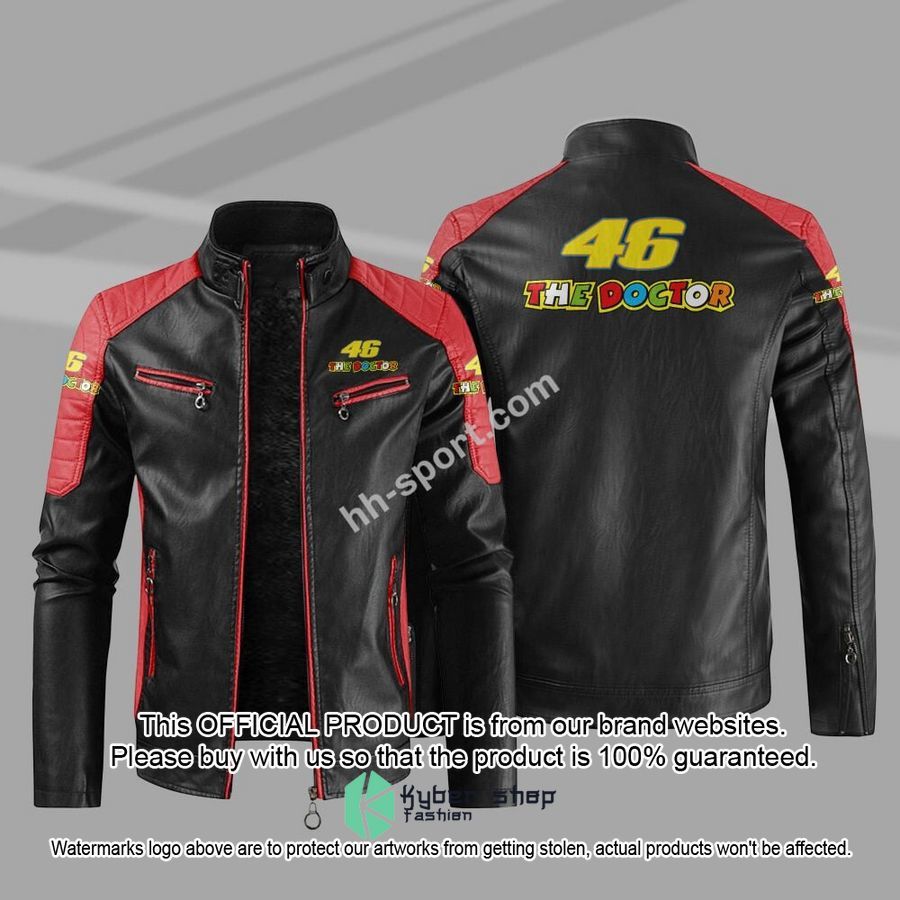 Valentino Rossi The Doctor 46 MotoGP Motor Leather Jacket 6 Valentino Rossi The Doctor 46 MotoGP Motor Leather Jacket word3