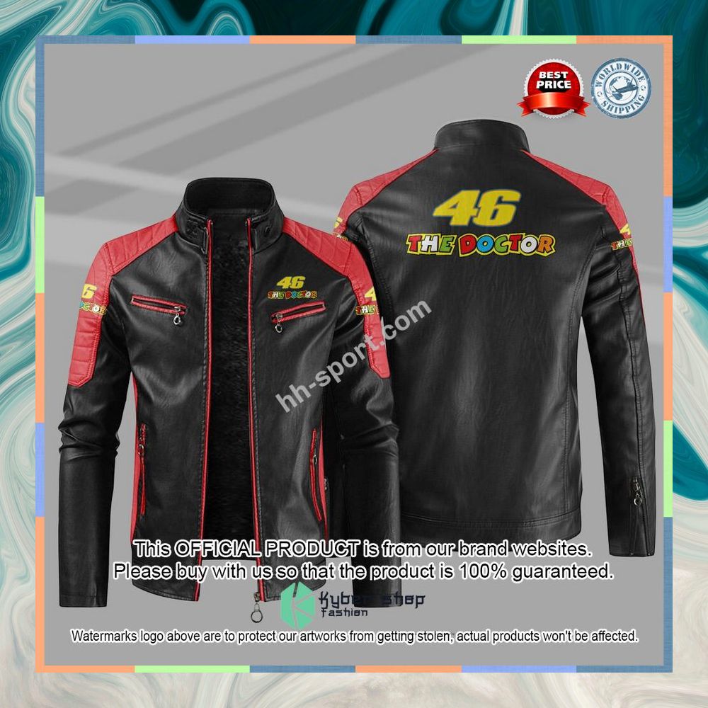 Valentino Rossi The Doctor 46 MotoGP Motor Leather Jacket 13 Valentino Rossi The Doctor 46 MotoGP Motor Leather Jacket word3
