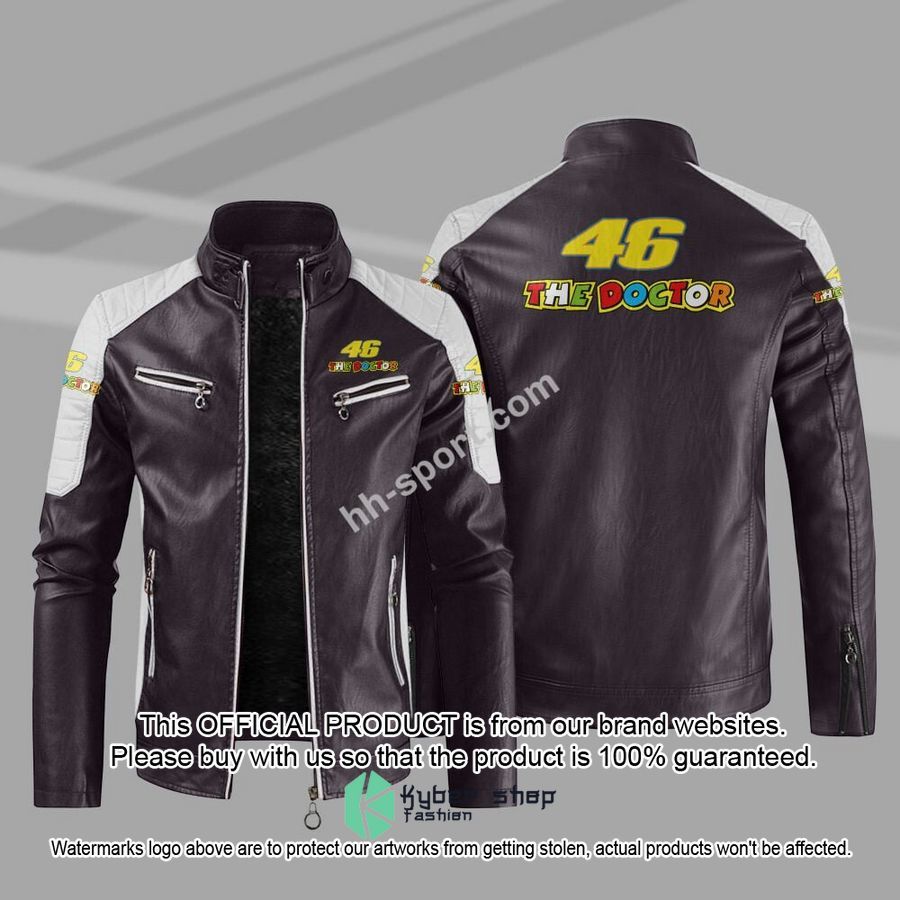Valentino Rossi The Doctor 46 MotoGP Motor Leather Jacket 7 Valentino Rossi The Doctor 46 MotoGP Motor Leather Jacket word3
