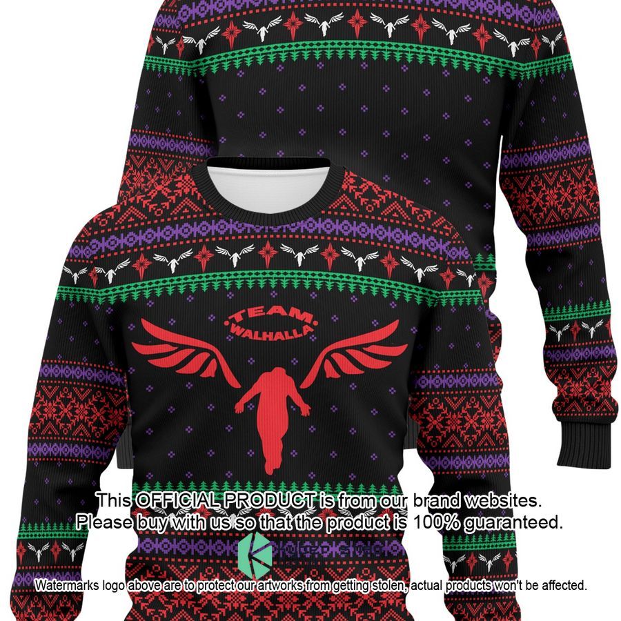 Valhalla Christmas Ugly Sweater 5 Valhalla Christmas Ugly Sweater word3