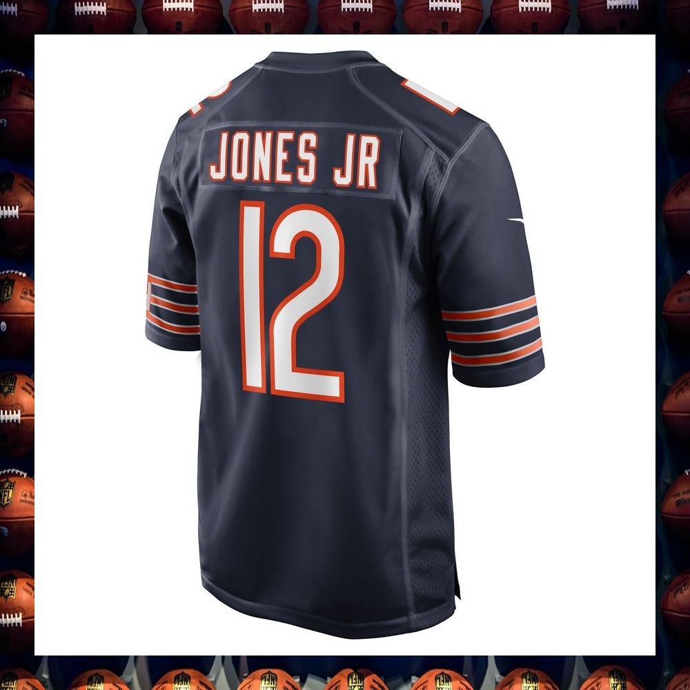 Velus Jones Jr. Chicago Bears Navy Football Jersey 3 Velus Jones Jr. Chicago Bears Navy Football Jersey word3