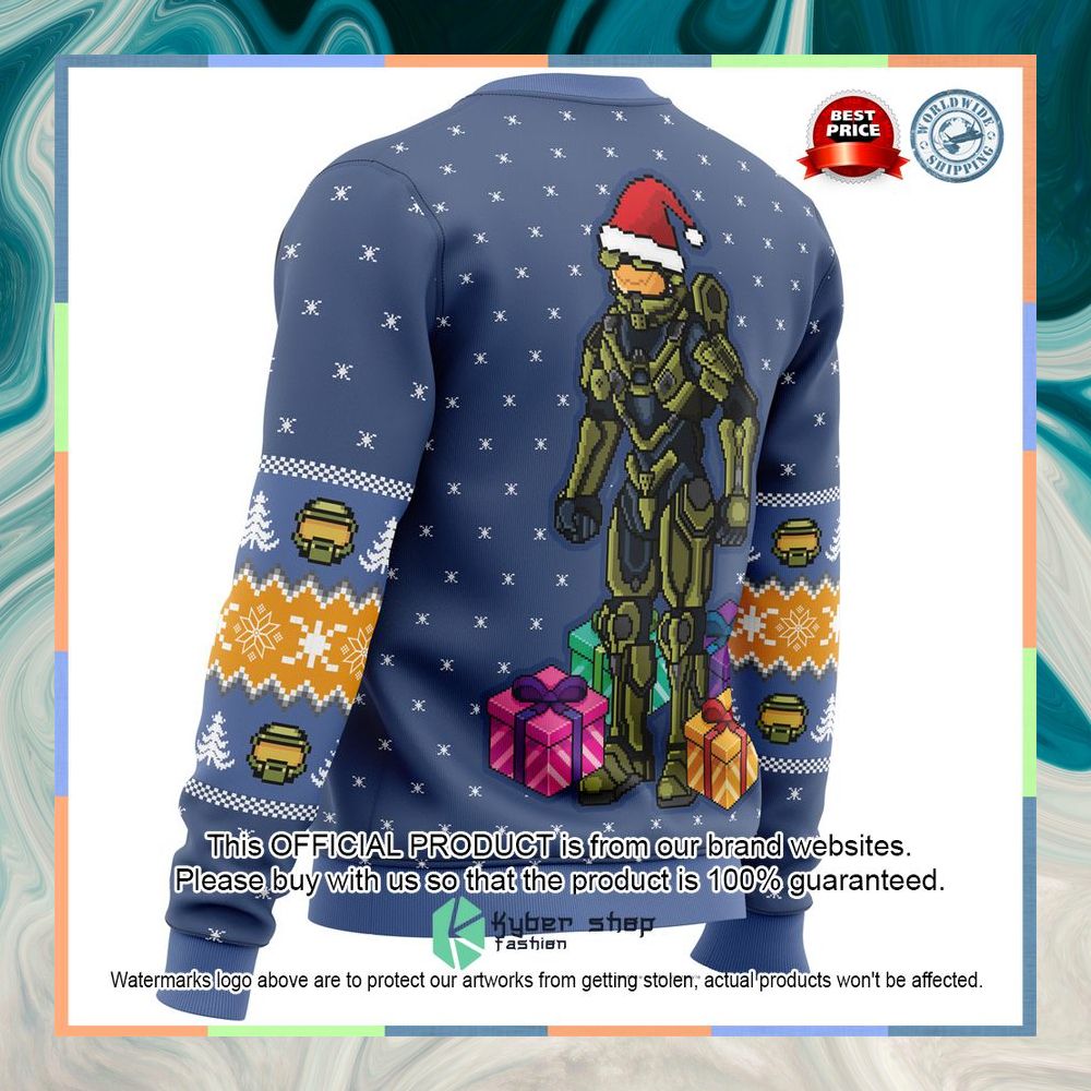 Wake Me When You Need Presents Halo Ugly Christmas Sweater 9 Wake Me When You Need Presents Halo Ugly Christmas Sweater word2